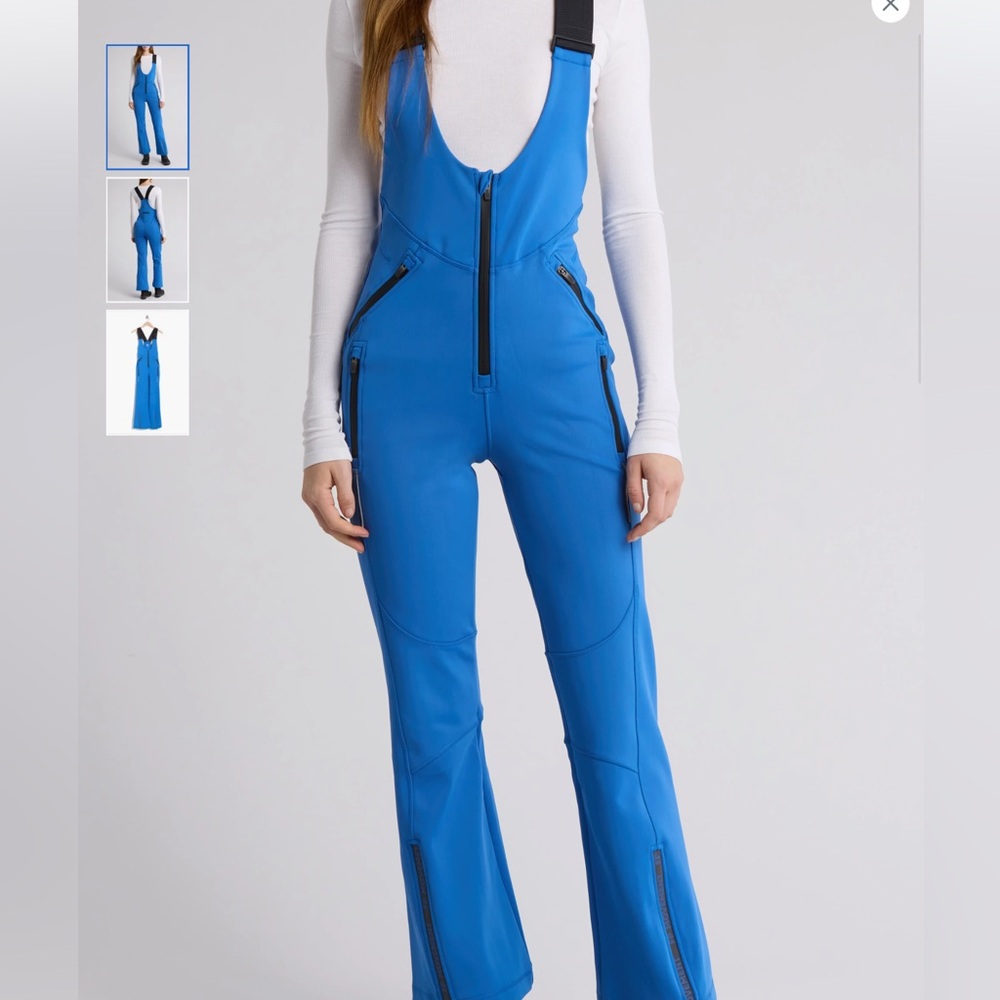 FREE PEOPLE POWDER VIXEN WATER RESISTANT SOFTSHELL BIB